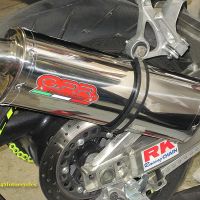 Scarico GPR compatibile con  Yamaha Yzf 750 1993-1998, Trioval, Scarico omologato, silenziatore con db killer estraibile e raccordo specifico