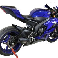 Scarico GPR compatibile con  Yamaha Yzf R6 2017-2024, Furore Poppy, Terminale di scarico racing, con raccordo, senza omologazione