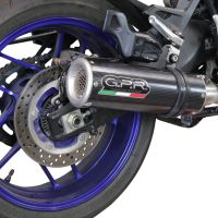 Scarico GPR compatibile con  Yamaha Tracer 9 2021-2023, M3 Poppy , Scarico completo omologato,fornito con db killer estraibile,catalizzatore e collettore