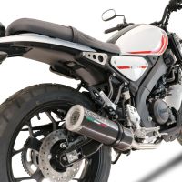 Scarico GPR compatibile con  Yamaha XSR 125 2021-2024, M3 Poppy , Scarico completo omologato,fornito con db killer estraibile,catalizzatore e collettore