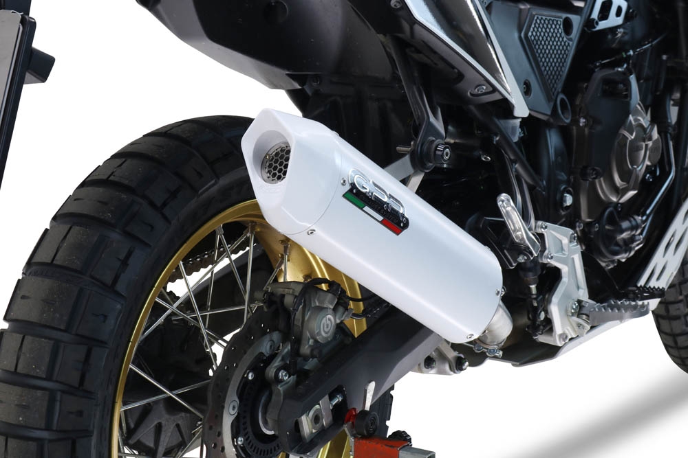 Scarico GPR compatibile con  Yamaha Tenere 700 2019-2020, Albus Evo4, Scarico omologato, silenziatore con db killer estraibile e raccordo specifico