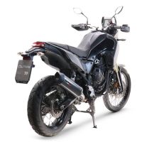 Scarico GPR compatibile con  Yamaha Tenere 700 2021-2024, Furore Evo4 Poppy, Scarico omologato, silenziatore con db killer estraibile e raccordo specifico