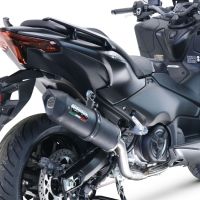 Scarico GPR compatibile con  Yamaha T-Max 560 2022-2024, Furore Evo4 Nero, Scarico completo omologato,fornito con db killer estraibile,catalizzatore e collettore