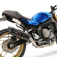 Scarico GPR compatibile con  Yamaha XSR900 2022-2023, Furore Evo4 Nero, Scarico completo omologato,fornito con db killer estraibile,catalizzatore e collettore