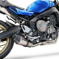 Scarico GPR compatibile con  Yamaha XSR900 2016-2021, GP Evo4 Titanium, Scarico completo omologato,fornito con db killer estraibile,catalizzatore e collettore