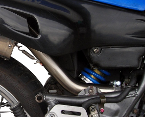 Scarico GPR compatibile con  Yamaha Xtz 600 Teneré 1985-1986, Trioval, Scarico omologato, silenziatore con db killer estraibile e raccordo specifico