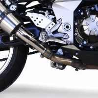 Scarico GPR compatibile con  Kawasaki Z 1000  2007-2009, Trioval, Coppia di terminali di scarico omologati, forniti con db killer removibile, catalizzatori e raccordi specifici