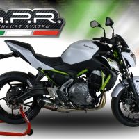 Scarico GPR compatibile con  Kawasaki Z 650 2023-2024, GP Evo4 Titanium, Scarico completo omologato,fornito con db killer estraibile,catalizzatore e collettore