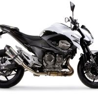 Scarico GPR compatibile con  Kawasaki Z 800 2009-2016, Gpe Ann. titanium, Scarico omologato, silenziatore con db killer estraibile e raccordo specifico