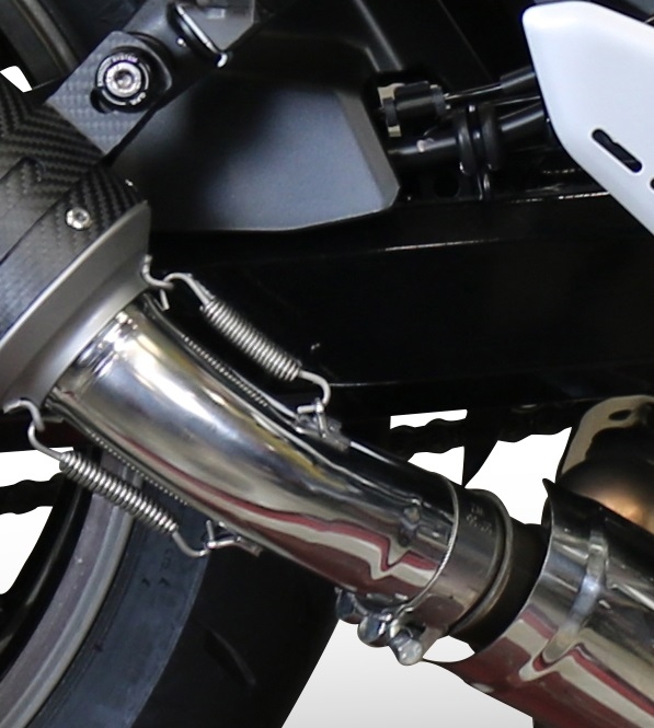 Scarico GPR compatibile con  Kawasaki Z 900 RS 2018-2020, Furore Evo4 Nero, Scarico omologato, silenziatore con db killer estraibile e raccordo specifico