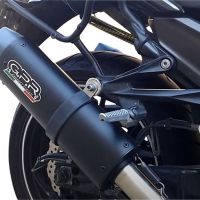 Scarico GPR compatibile con  Kawasaki Zzr 1400 2017-2022, Furore Evo4 Poppy, Coppia di terminali di scarico omologati, forniti con db killer removibili e raccordi specifici