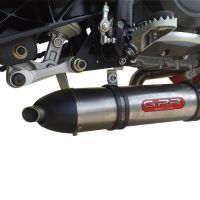 Scarico GPR compatibile con  Ktm Duke 690 2008-2011, Gpe Ann. titanium, Scarico completo omologato,fornito con db killer estraibile,catalizzatore e collettore