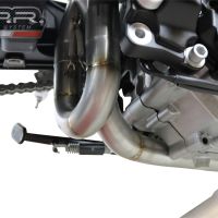 Scarico GPR compatibile con  Aprilia Shiver 900 2017-2020, Decatalizzatore, Collettore decatalizzore, applicazione racing