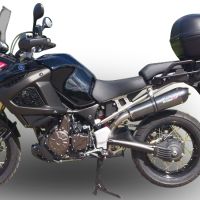 Scarico GPR compatibile con  Yamaha Xt 1200 Z Supertenere 2017-2020, GP Evo4 Poppy, Scarico omologato, silenziatore con db killer estraibile e raccordo specifico