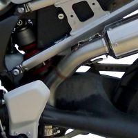 GPR exhaust compatible with  Yamaha Xt 1200 Z Supertenere 2010-2016, Albus Ceramic, Homologated legal slip-on exhaust including removable db killer and link pipe 