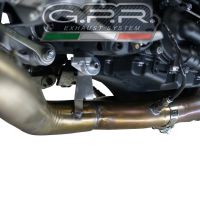 GPR exhaust compatible with  Yamaha Mt-10 2016-2024, M3 Inox , Homologated legal Mid-full system exhaust, including removable db killer and catalyst  