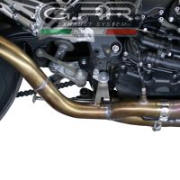 GPR exhaust compatible with  Yamaha Mt-10 2016-2024, M3 Inox , Homologated legal Mid-full system exhaust, including removable db killer and catalyst  