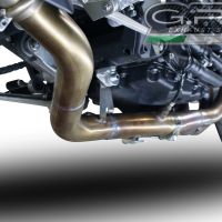 GPR exhaust compatible with  Yamaha Mt-10 2016-2024, M3 Inox , Homologated legal Mid-full system exhaust, including removable db killer and catalyst  