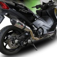 Scarico GPR compatibile con  Yamaha T-Max 560 2020-2021, GP Evo4 Titanium, Scarico completo omologato,fornito con db killer estraibile,catalizzatore e collettore