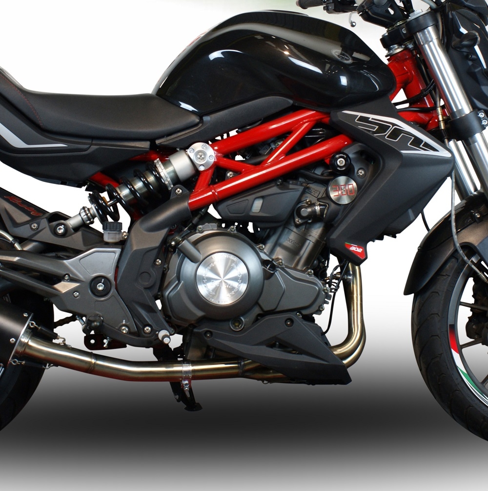 GPR exhaust compatible with  Benelli Bn 302 S 2015-2020, Decatalizzatore, Decat pipe 