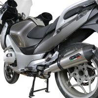 Scarico GPR compatibile con  Bmw R 1200 Rt 2009-2013, Gpe Ann. titanium, Scarico omologato, silenziatore con db killer estraibile e raccordo specifico