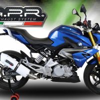 Scarico GPR compatibile con  Bmw G 310 R 2022-2024, Albus Evo4, Scarico completo omologato,fornito con db killer estraibile,catalizzatore e collettore