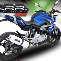 Scarico GPR compatibile con  Bmw G 310 R 2022-2024, Albus Evo4, Scarico completo omologato,fornito con db killer estraibile,catalizzatore e collettore