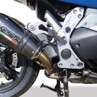 Scarico GPR compatibile con  Bmw C 600 Sport 2012-2016, Gpe Ann. Poppy, Scarico omologato, silenziatore con db killer estraibile e raccordo specifico