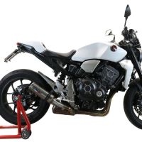 Scarico GPR compatibile con  Honda Cb 1000 R  2018-2020, M3 Inox , Terminale di scarico racing, con raccordo, senza omologazione