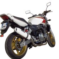 Scarico GPR compatibile con  Honda Cb 1300 2003-2012, Albus Ceramic, Scarico omologato, silenziatore con db killer estraibile e raccordo specifico