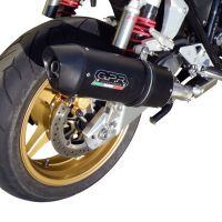 Scarico GPR compatibile con  Honda Cb 1300 2003-2012, Furore Nero, Scarico omologato, silenziatore con db killer estraibile e raccordo specifico