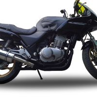 Scarico GPR compatibile con  Honda Cb 500 - S 1993-2005, Trioval, Scarico omologato, silenziatore con db killer estraibile e raccordo specifico