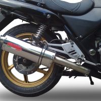 Scarico GPR compatibile con  Honda Cb 500 - S 1993-2005, Trioval, Scarico omologato, silenziatore con db killer estraibile e raccordo specifico