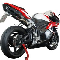 GPR exhaust compatible with  Honda Cbr 600 Rr  2003-2004, Tiburon Poppy, Homologated legal slip-on exhaust including removable db killer and link pipe 