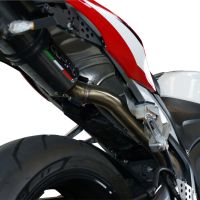 GPR exhaust compatible with  Honda Cbr 600 Rr  2007-2018, Tiburon Titanium, Homologated legal slip-on exhaust including removable db killer, link pipe and catalyst 