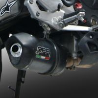 Scarico GPR compatibile con  Cf Moto Nk 650 2012-2016, Furore Nero, Scarico omologato, silenziatore con db killer estraibile e raccordo specifico