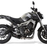 Scarico GPR compatibile con  Yamaha Mt-09 2017-2020, Furore Evo4 Nero, Scarico completo omologato,fornito con db killer estraibile,catalizzatore e collettore