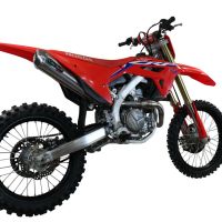 Scarico GPR compatibile con  Honda Crf 450 R-RX 2021-2024, Pentacross FULL Titanium, Scarico completo racing, fornito con db killer estraibile e collettore, non legale per uso stradale