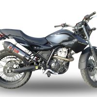 Scarico GPR compatibile con  Derbi Mulhacèn  2006-2011, Gpe Ann. titanium, Terminale di scarico omologato,fornito con db killer estraibile,catalizzatore e collettore