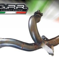 Scarico GPR compatibile con  Ducati Multistrada 1260 2018-2020, Decatalizzatore, Collettore decatalizzore, applicazione racing