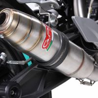 GPR exhaust compatible with  Ktm Duke 125 2011-2016, Deeptone Inox, Homologated legal slip-on exhaust including removable db killer, link pipe and catalyst 