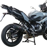 Scarico GPR compatibile con  Bmw S 1000 XR -M  2020-2024, Furore Evo4 Nero, Scarico omologato, silenziatore con db killer estraibile e raccordo specifico