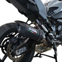 Scarico GPR compatibile con  Bmw S 1000 XR -M  2020-2024, Furore Evo4 Nero, Scarico omologato, silenziatore con db killer estraibile e raccordo specifico