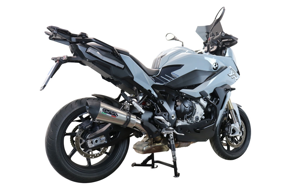 Scarico GPR compatibile con  Bmw S 1000 XR -M  2020-2024, GP Evo4 Titanium, Scarico omologato, silenziatore con db killer estraibile e raccordo specifico