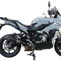 Scarico GPR compatibile con  Bmw S 1000 XR -M  2020-2024, M3 Black Titanium, Scarico omologato, silenziatore con db killer estraibile e raccordo specifico