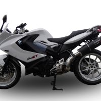 Scarico GPR compatibile con  Bmw F 800 Gt 2017-2019, Furore Evo4 Nero, Scarico omologato, silenziatore con db killer estraibile e raccordo specifico