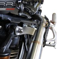 Scarico GPR compatibile con  F.B. Mondial Hps 300 2018-2021, F205, Scarico omologato, silenziatore con db killer estraibile e raccordo specifico