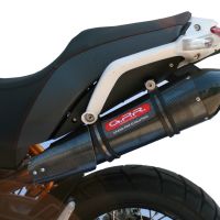 Scarico GPR compatibile con  Moto Morini Gran passo 1200 2008-2011, Gpe Ann. Poppy, Scarico omologato, silenziatore con db killer estraibile e raccordo specifico