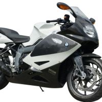 Scarico GPR compatibile con  Bmw K 1200 S -R 2004-2008, Gpe Ann. titanium, Terminale di scarico omologato,fornito con db killer estraibile,catalizzatore e collettore