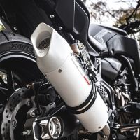 GPR exhaust compatible with  Yamaha Mt-07  2014-2016, Albus Ceramic, Homologated legal full system exhaust, including removable db killer and catalyst 